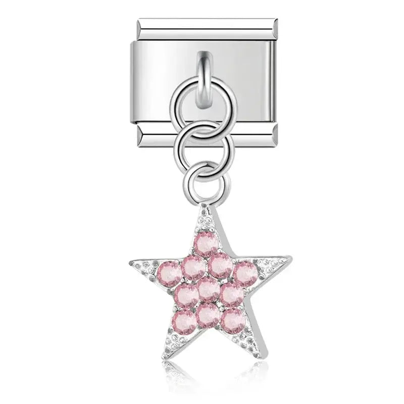 Pendentif Étoile Rose Charmsy