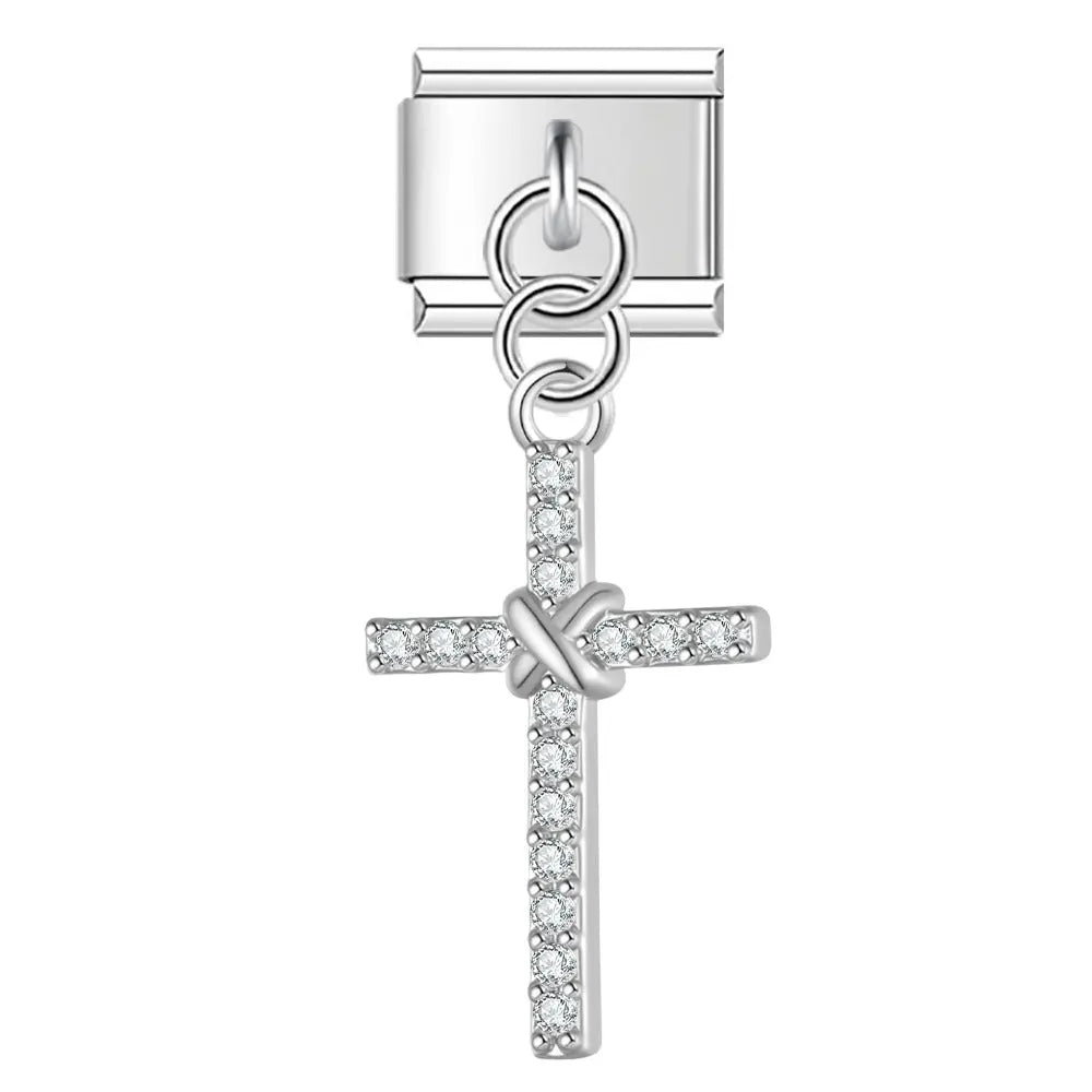 Pendentif Croix Nouée Argent Charmsy