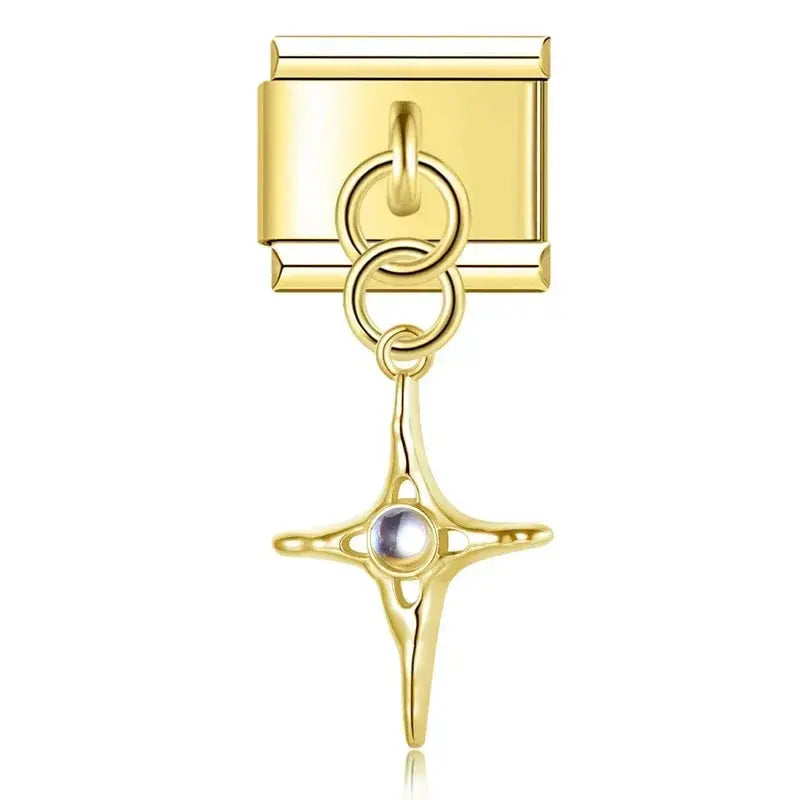 Pendentif Croix Perle Charmsy