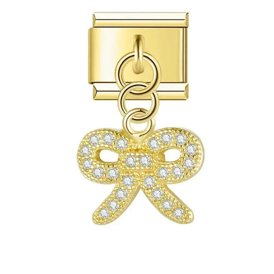 Pendentif Nœud Plat Charmsy