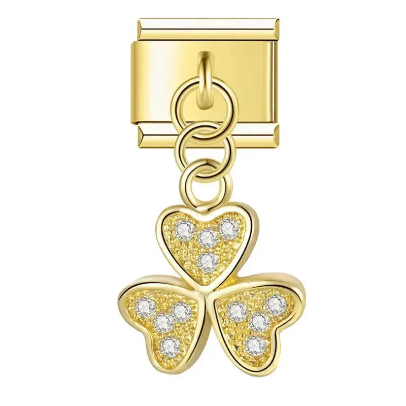 Pendentif Trèfle a 3 Feuilles Charmsy