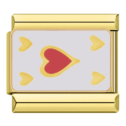 Cœur Fond Blanc Charmsy