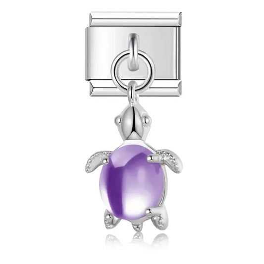 Pendentif Tortue Violet Charmsy