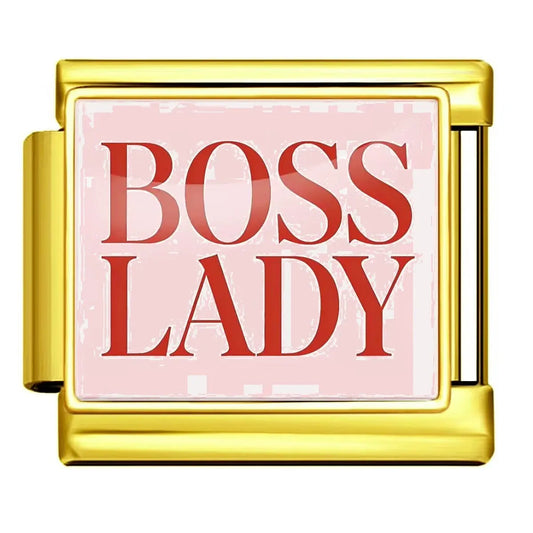 Charm italien Boss Lady pour bracelet - Charmsy