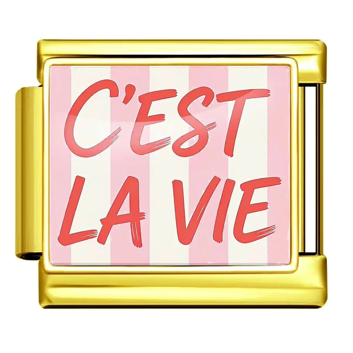 Charm italien C'est La Vie pour bracelet - Charmsy