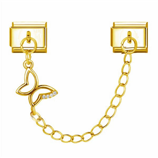 Charm italien Chaîne Papillon pour bracelet - Charmsy