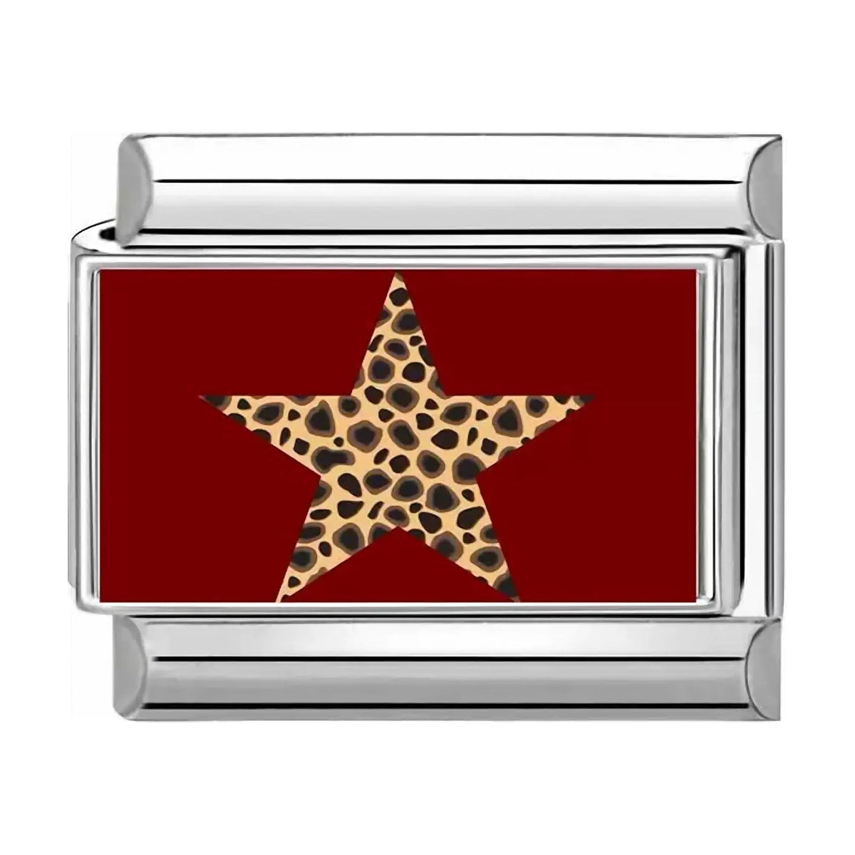 Charm italien Étoile Léopard — Charmsy