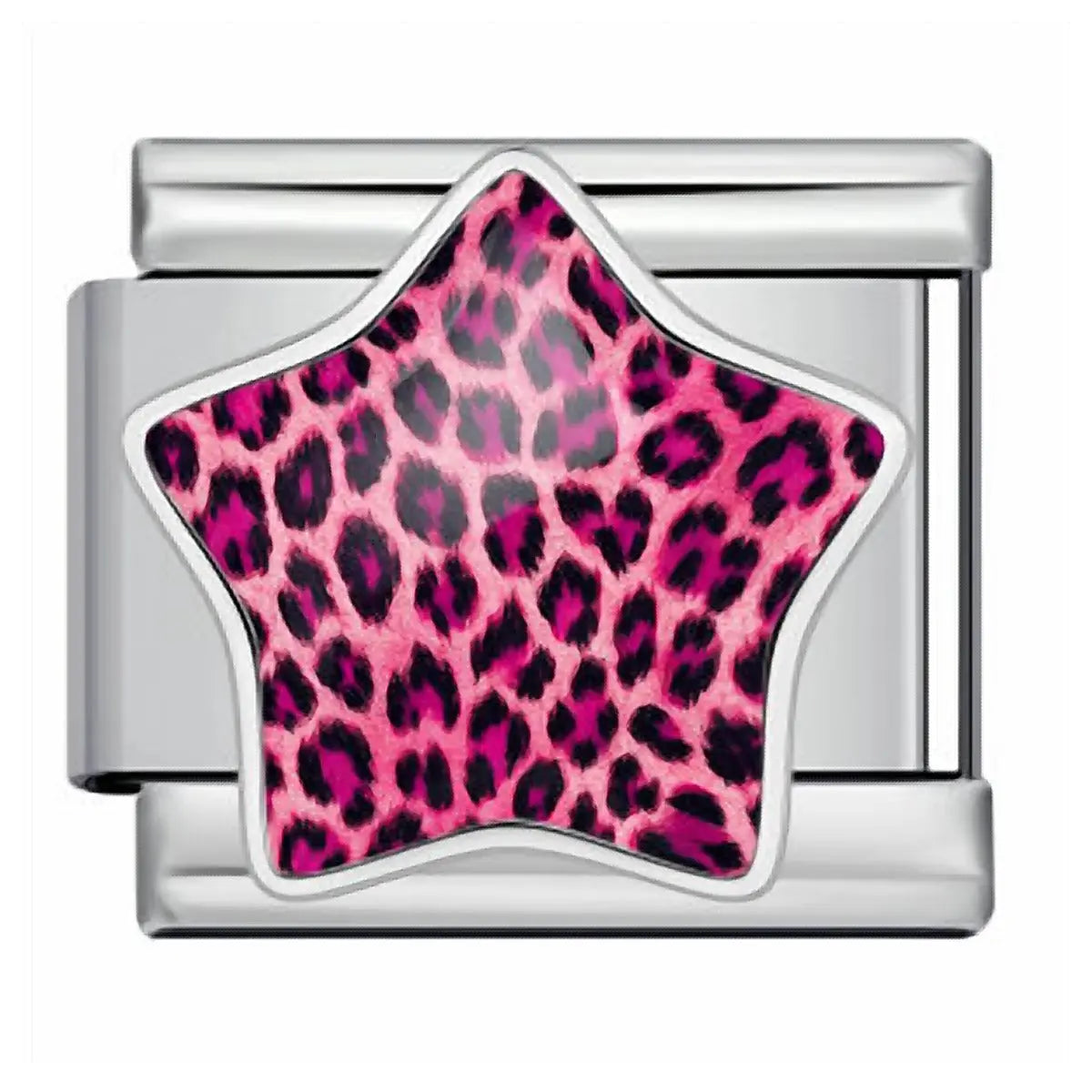 Charm italien Étoile Violette Argent — Charmsy