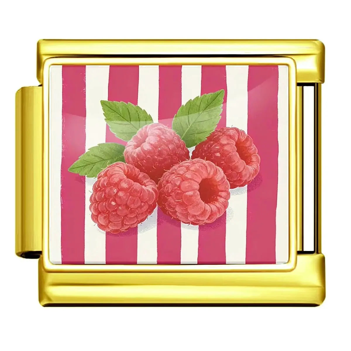 Charm italien Framboise pour bracelet - Charmsy