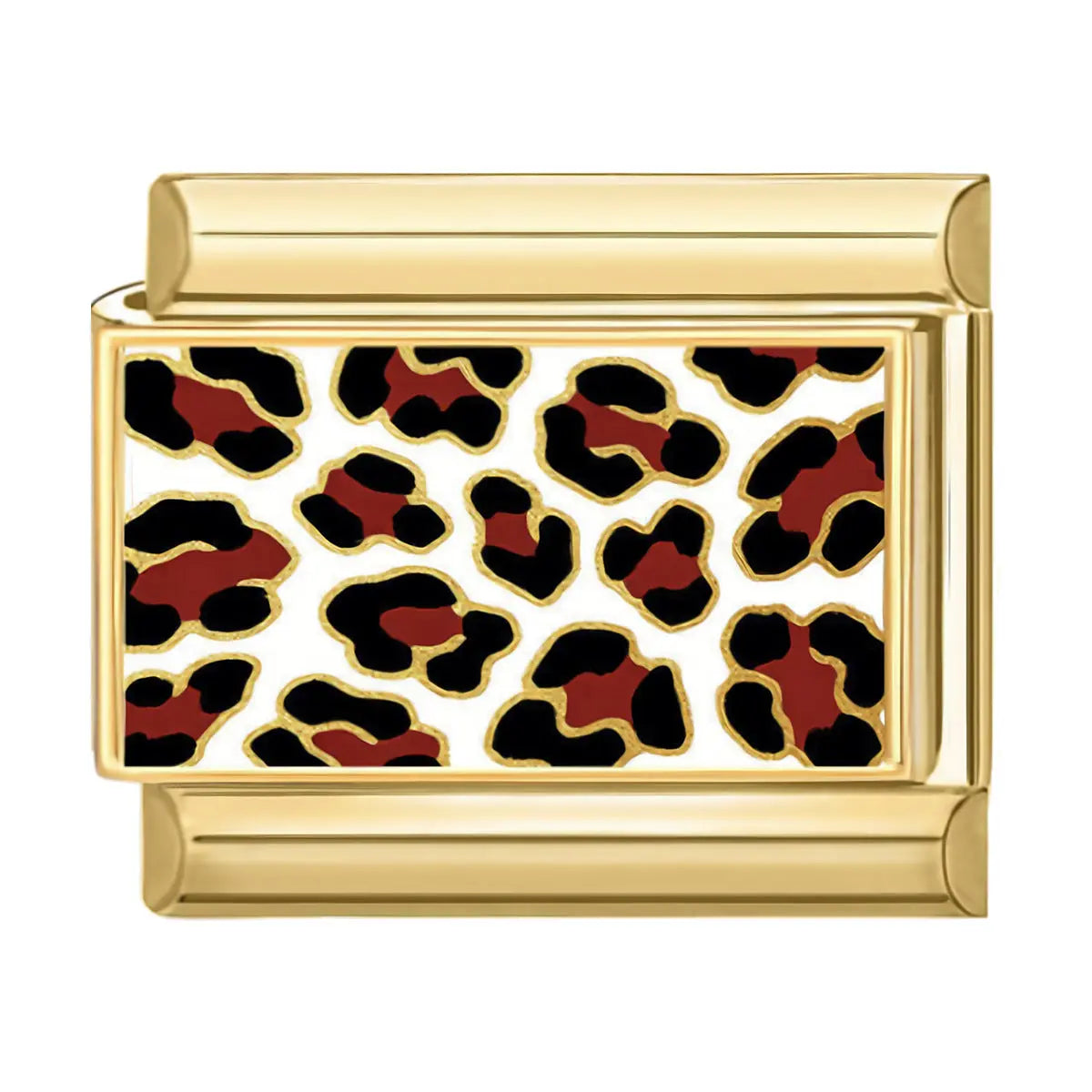 Charm italien Léopard Rouge — Charmsy