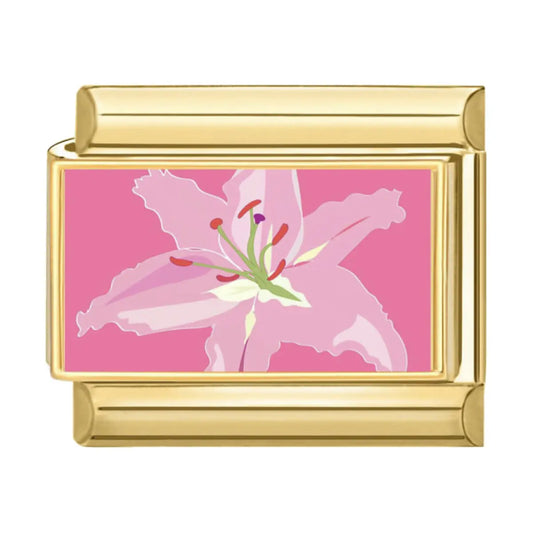 Charm italien Lys Rose — Charmsy