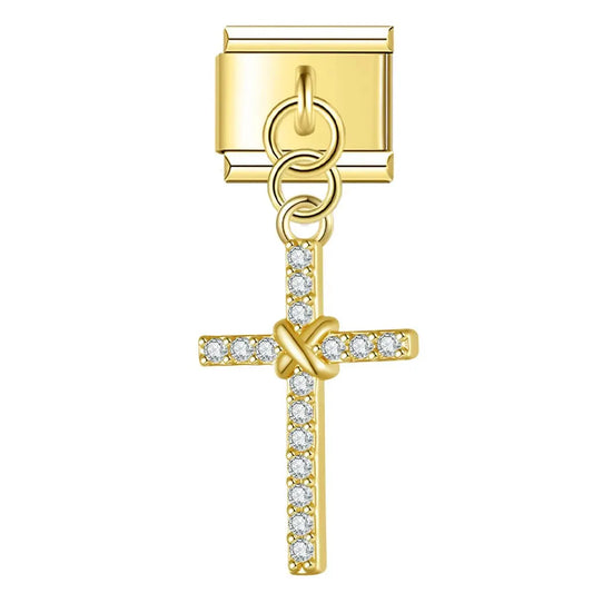 Pendentif Croix Nouée Or Charmsy