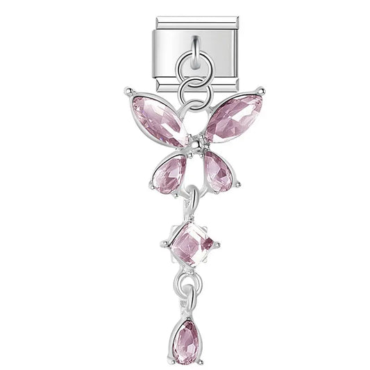 Pendentif Papillon Argenté Charmsy