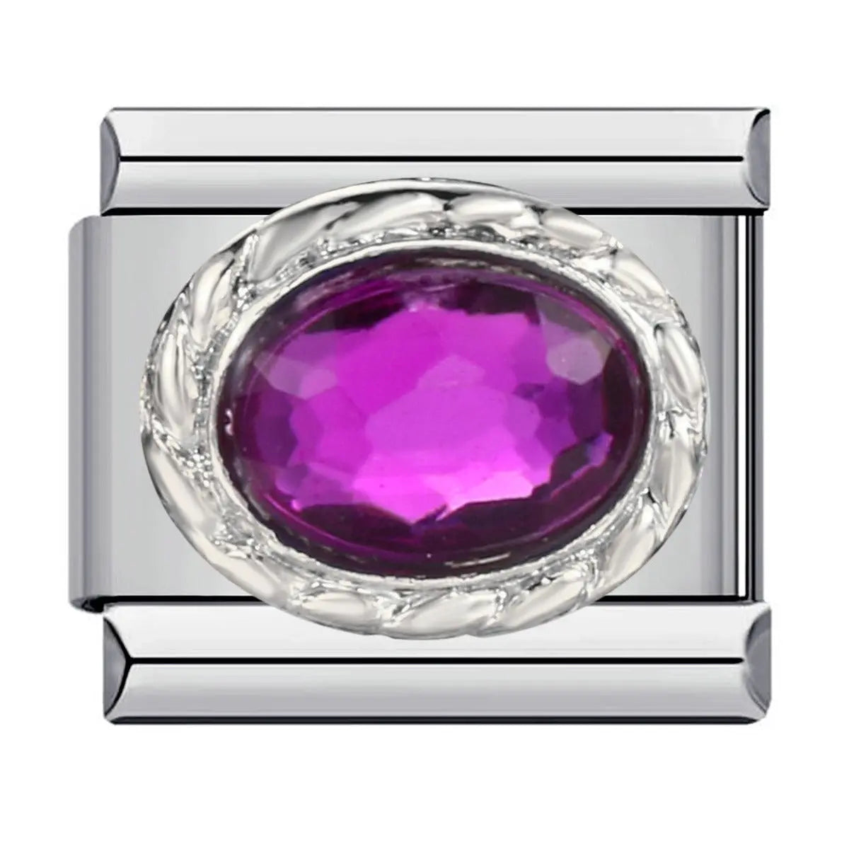 Charm italien Perle Violette — Charmsy
