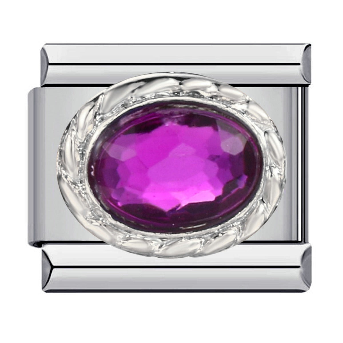 Charm italien Perle Violette — Charmsy